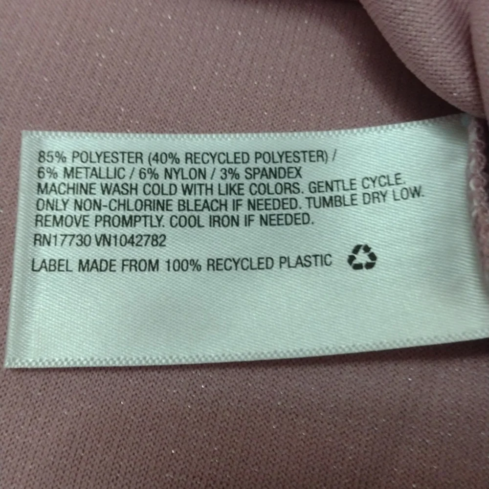 NWT Wild Fable Responsible Style Pink Sparkle Mini Dress - Size XL - Picture 7 of 7